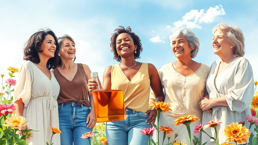 흑염소 진액, 주요 효능은? (watercolor 스타일)