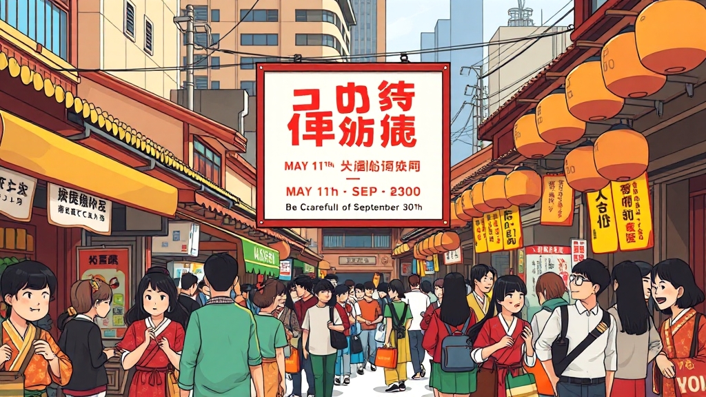 환급 행사 유의사항 및 기간 (cartoon 스타일)