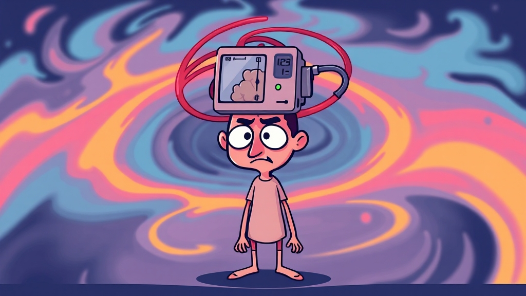 기립성 저혈압이란? (cartoon 스타일)