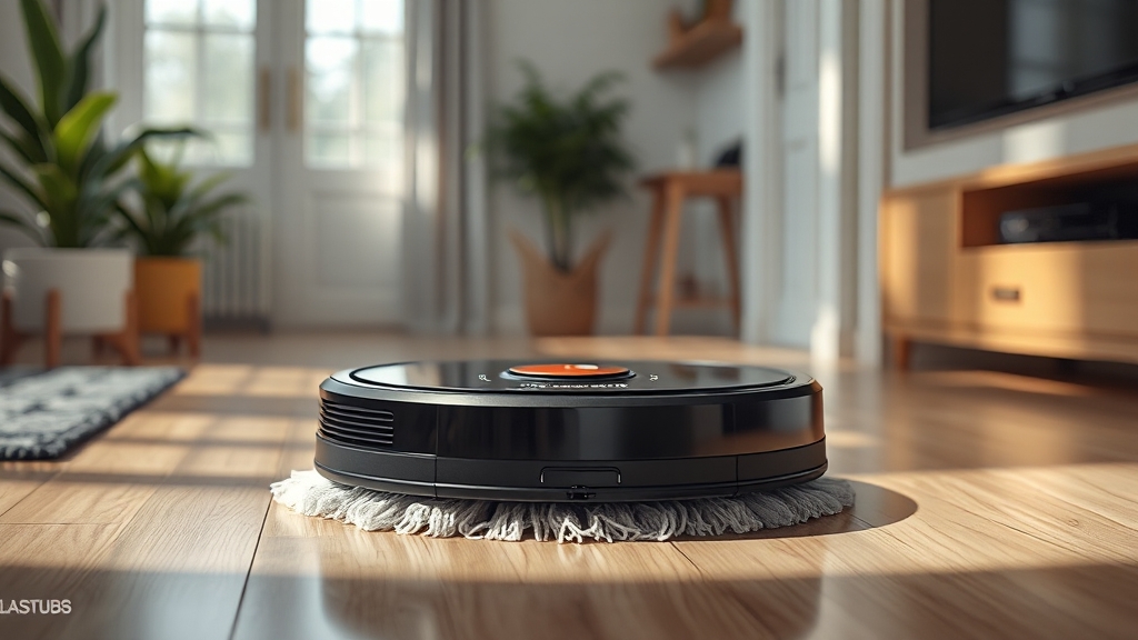 물걸레 기능: 종류 및 효과 비교 (realistic 스타일)