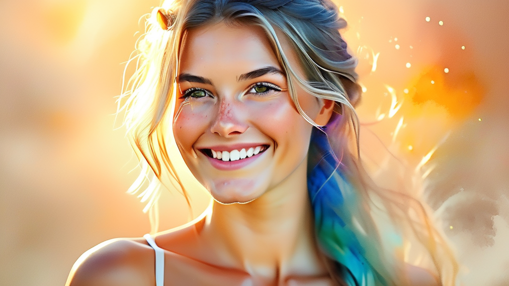 변비 탈출과 가벼워지는 몸을 위한 현명한 선택 (watercolor 스타일)