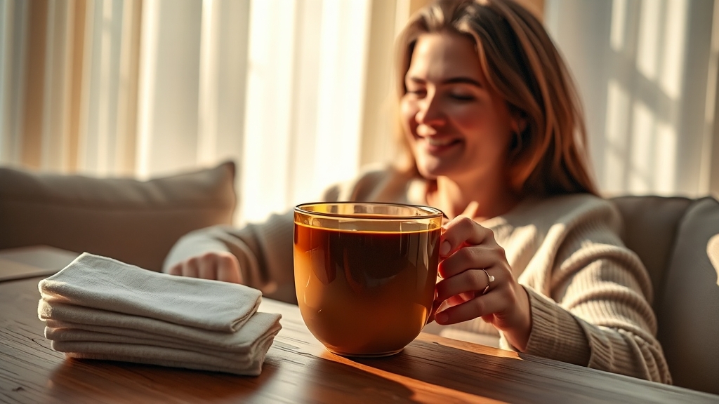 흑염소 진액, 언제 어떻게 먹어야 할까? (realistic 스타일)