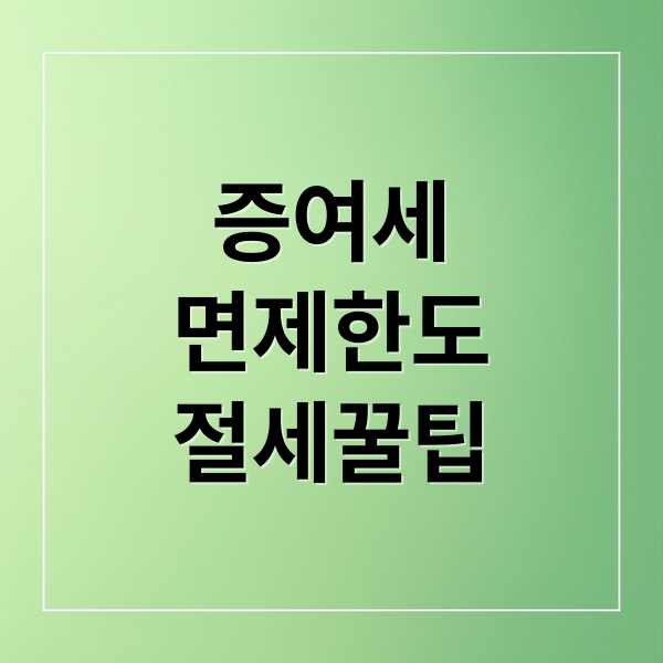 증여세
면제한도
절세꿀팁 (가족간 증여세 면제 한도)
