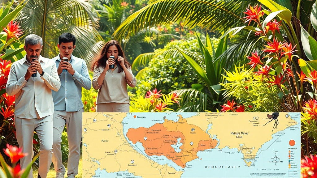 뎅기열 예방접종: 효과, 시기, 대상 (realistic 스타일)