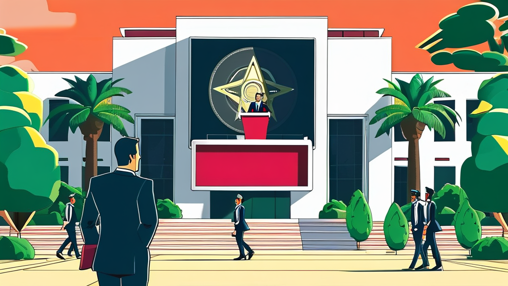 적성국 핵심 정보 수집: 모사드의 첩보 기술 (cartoon 스타일)