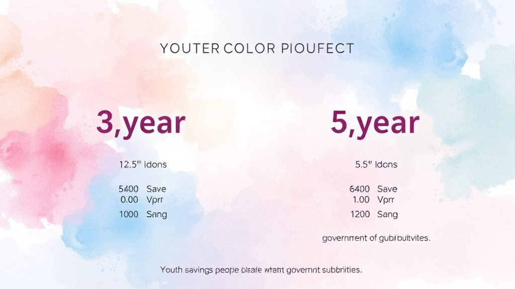 청년미래적금 vs 청년도약계좌: 나에게 맞는 상품은? (watercolor 스타일)