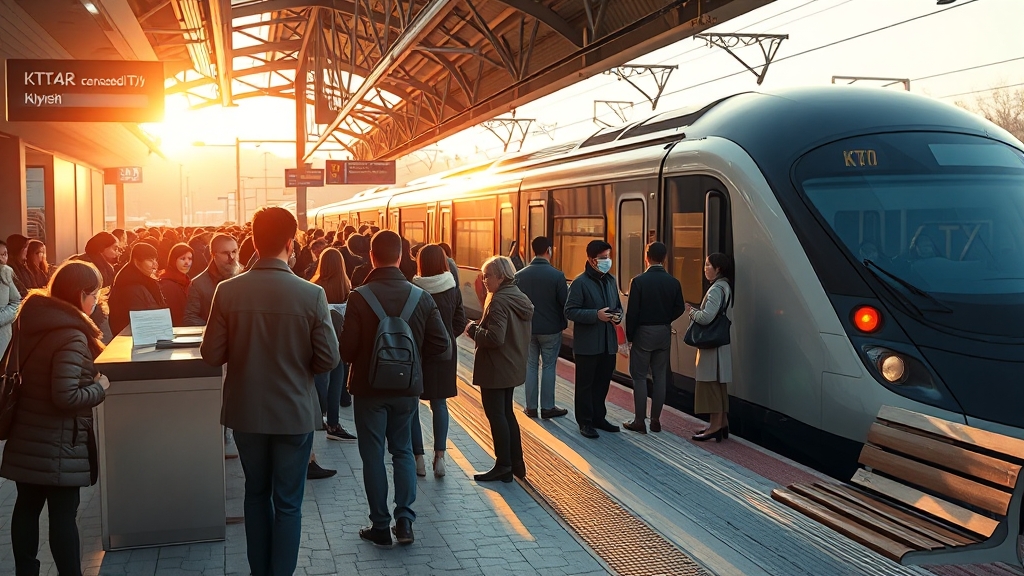 KTX 예매 꿀팁 대방출 (realistic 스타일)