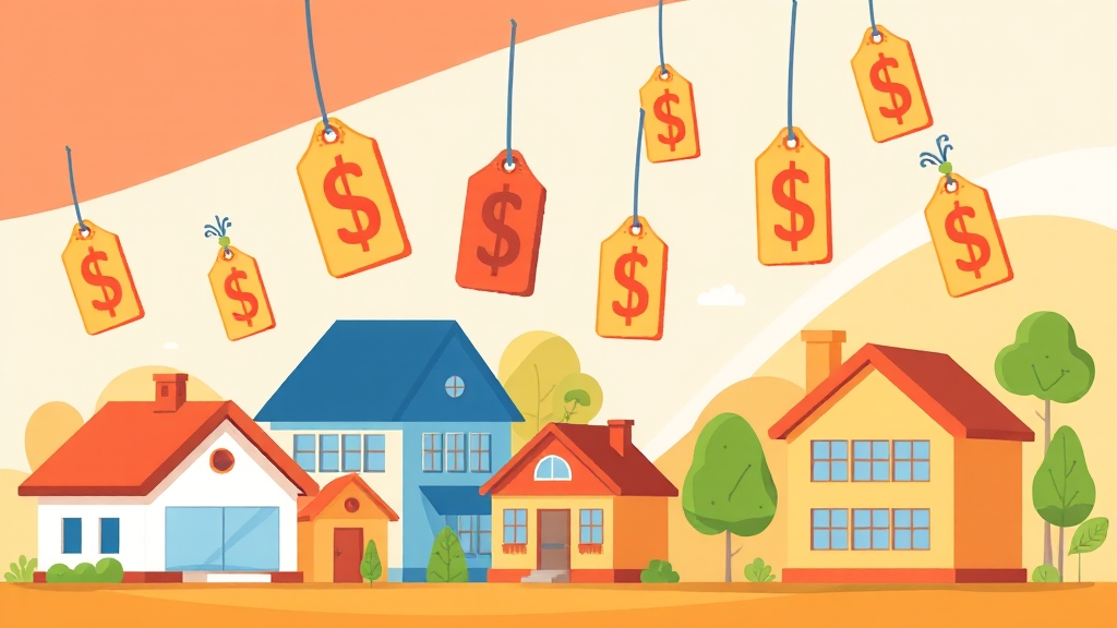 부동산 종류별 공시가격 (cartoon 스타일)