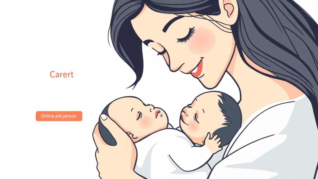 온라인 vs 방문, 신청 방법은? (illustration 스타일)