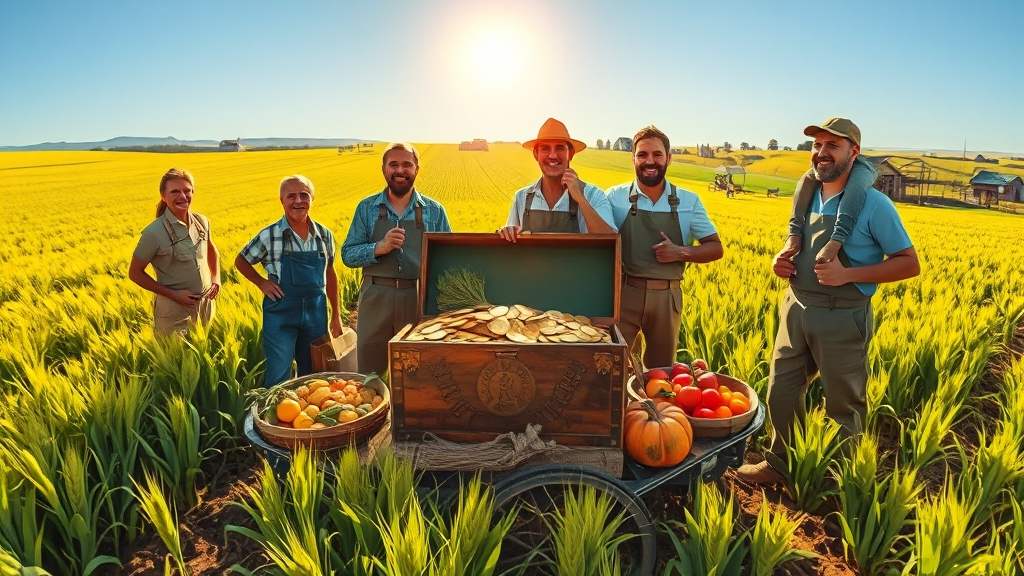 농민수당, 왜 필요할까요? (realistic 스타일)