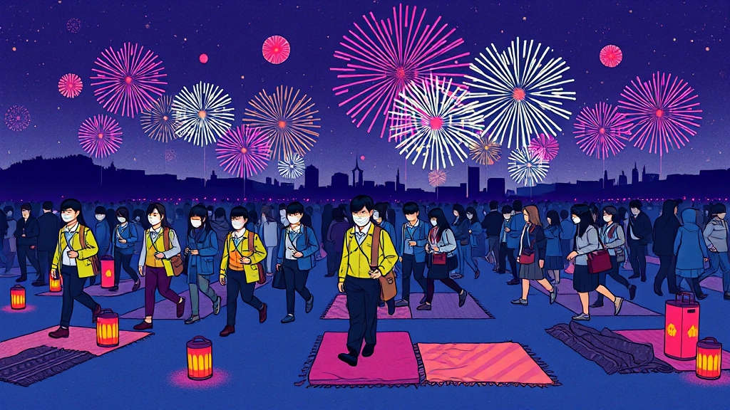 안전 수칙 및 유의사항 (illustration 스타일)