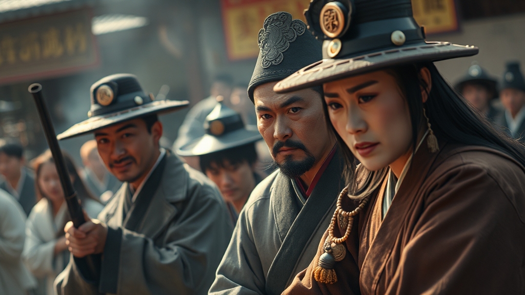 드라마 ‘탁류’ 줄거리 및 배경 (realistic 스타일)