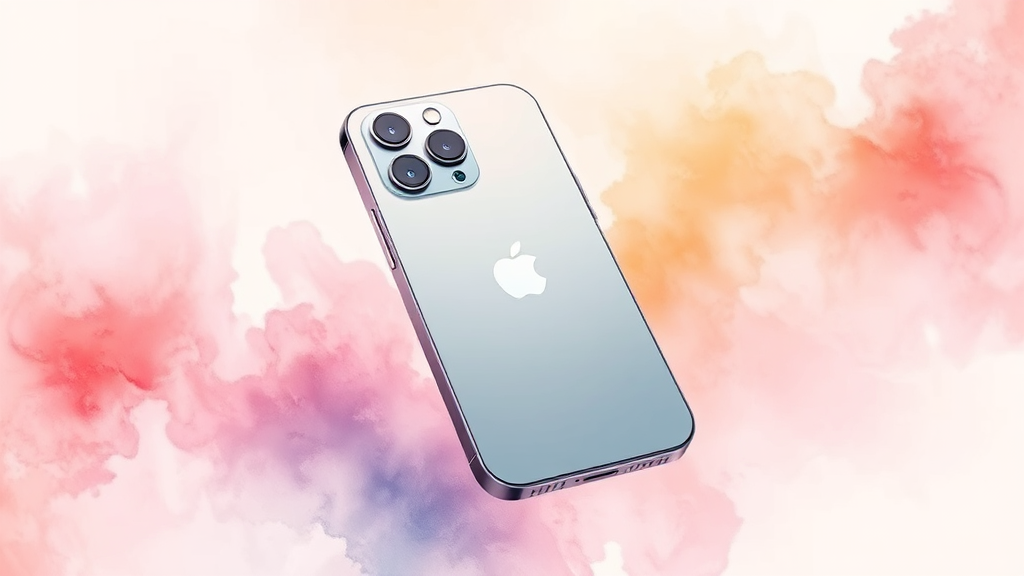 아이폰 17e 스펙: 성능, 카메라, 디자인 총정리 (watercolor 스타일)