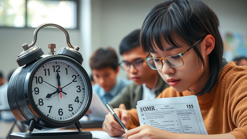 실전 감각 유지 및 시간 관리 (realistic 스타일)