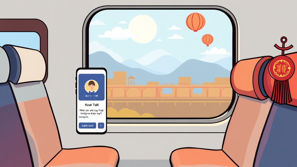 코레일톡 앱 활용 (cartoon 스타일)