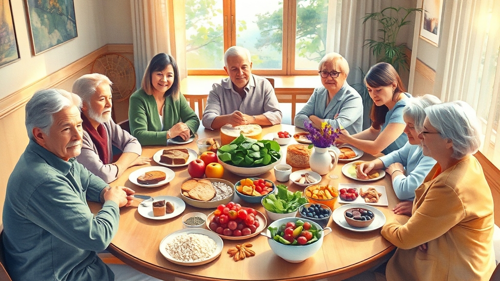 피해야 할 당뇨 간식 (watercolor 스타일)