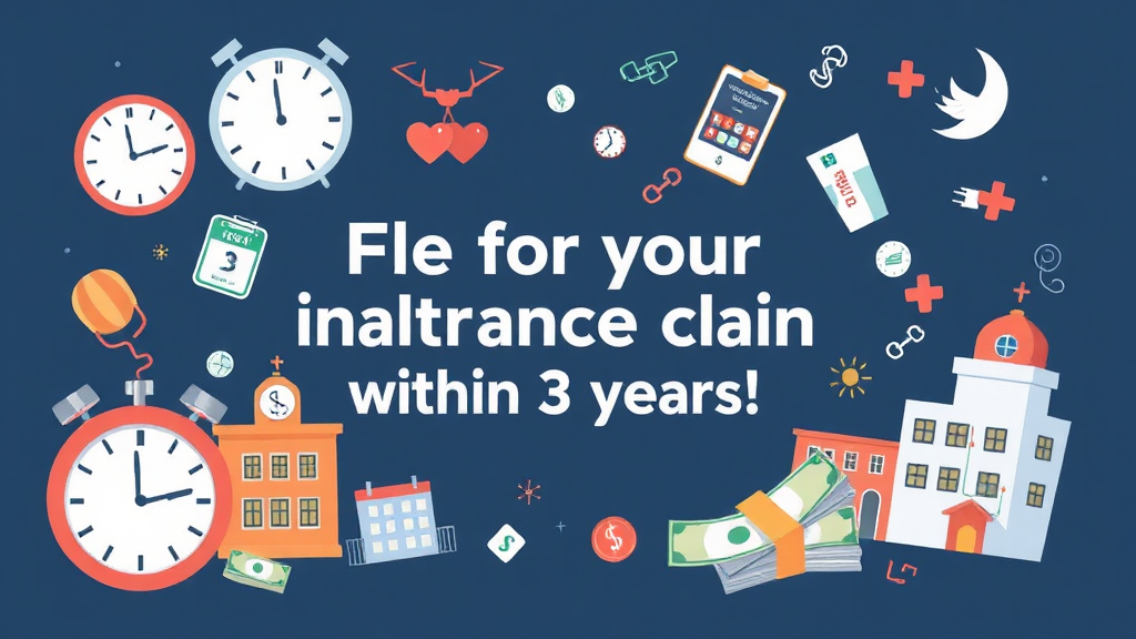 실손보험 청구 기간 핵심 정리 (illustration 스타일)