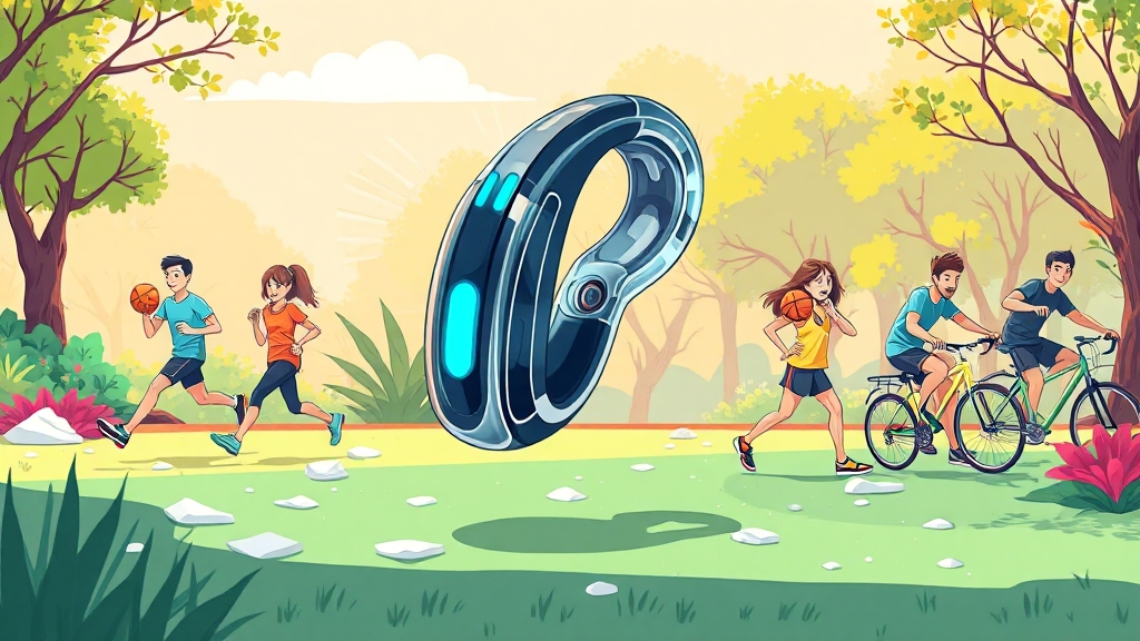 주변 소리 인지 장점 (cartoon 스타일)