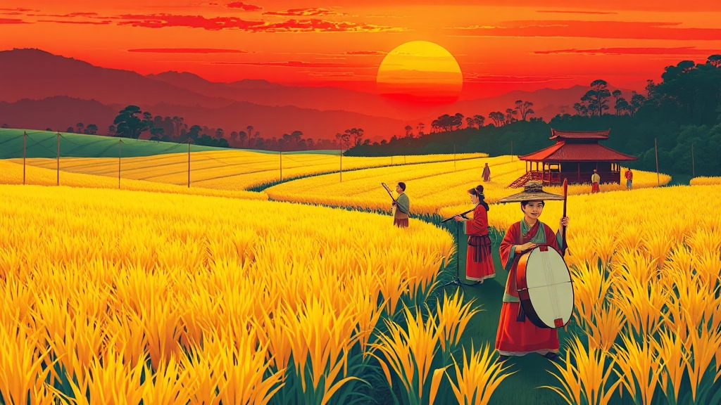 놓치면 후회할 지역별 축제 (illustration 스타일)