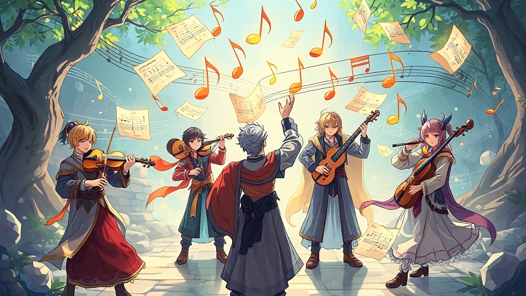악보 공유와 커뮤니티 활용 (illustration 스타일)