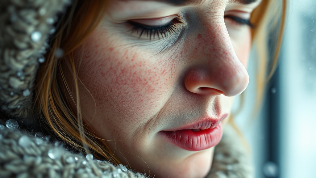 한랭 두드러기란? (watercolor 스타일)