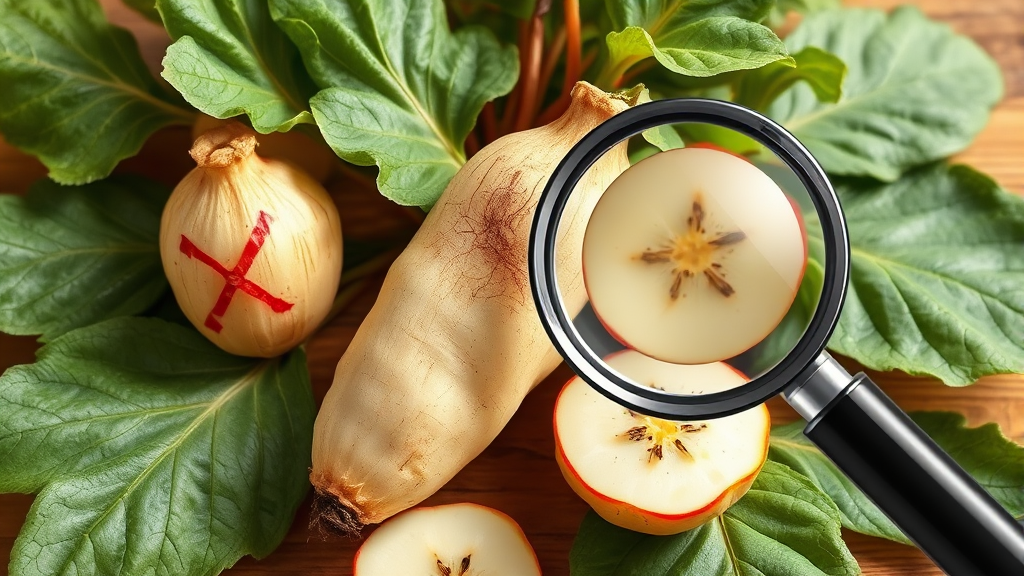 섭취 시 주의사항 & 부작용 (realistic 스타일)