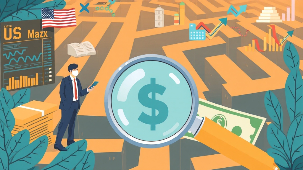 미국 주식 세금 가이드 (illustration 스타일)