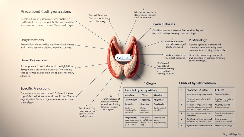 씬지로이드정 복용 중 특별히 주의할 점 (realistic 스타일)