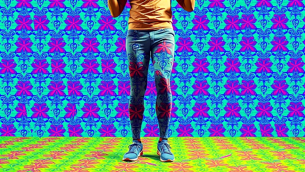 다리 부종 치료 방법 (popart 스타일)
