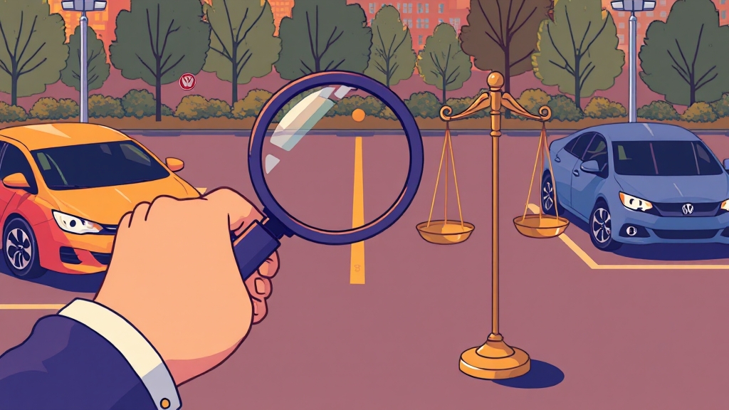 과실 비율 분쟁 해결 (illustration 스타일)