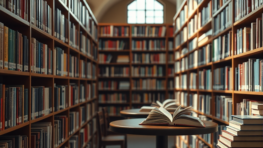 공공 도서 이용 에티켓: 모두가 지켜야 할 약속 (realistic 스타일)