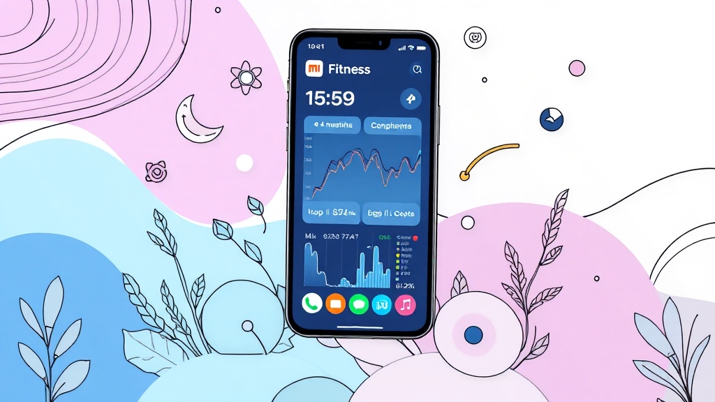 스마트 기능 & 앱 연동 (illustration 스타일)