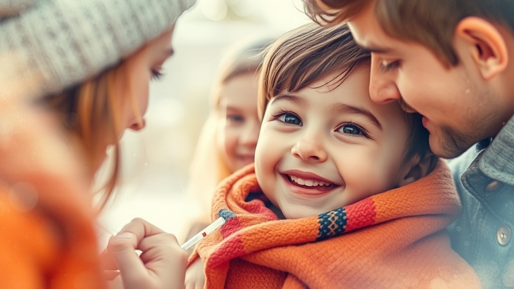 독감 예방접종, 왜 필요할까? (watercolor 스타일)