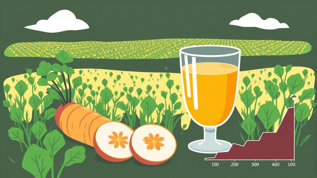 마즙 효능 및 섭취 방법 (illustration 스타일)