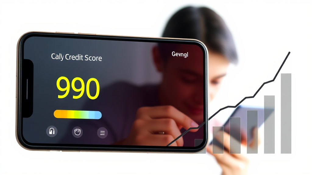 신용점수 유지 및 향후 관리 (realistic 스타일)