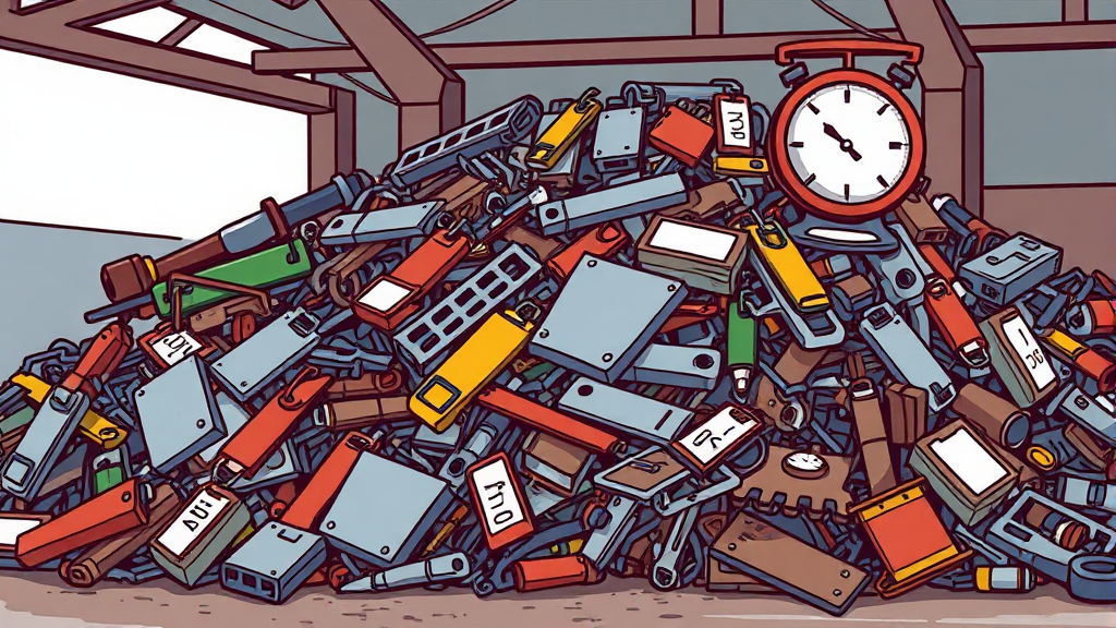 고철, 종류별 가격은? (cartoon 스타일)