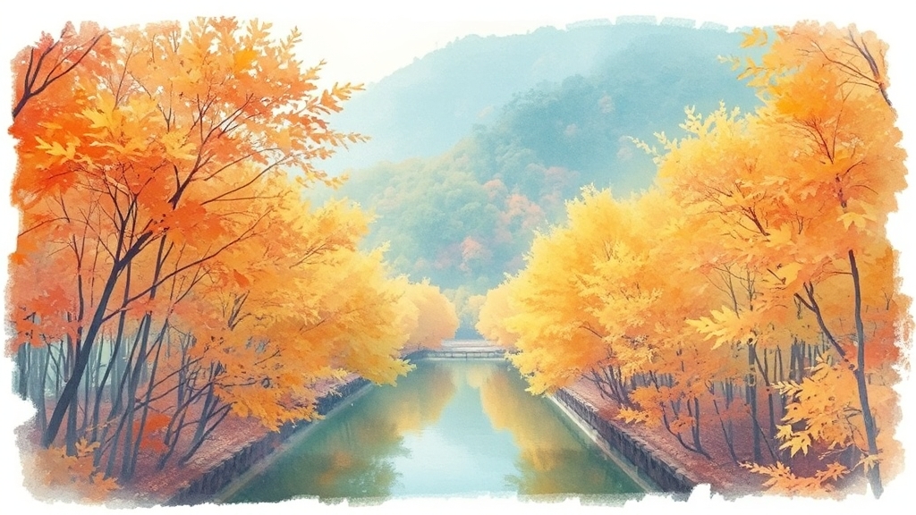 추천 탐방 코스 & 명소 (watercolor 스타일)