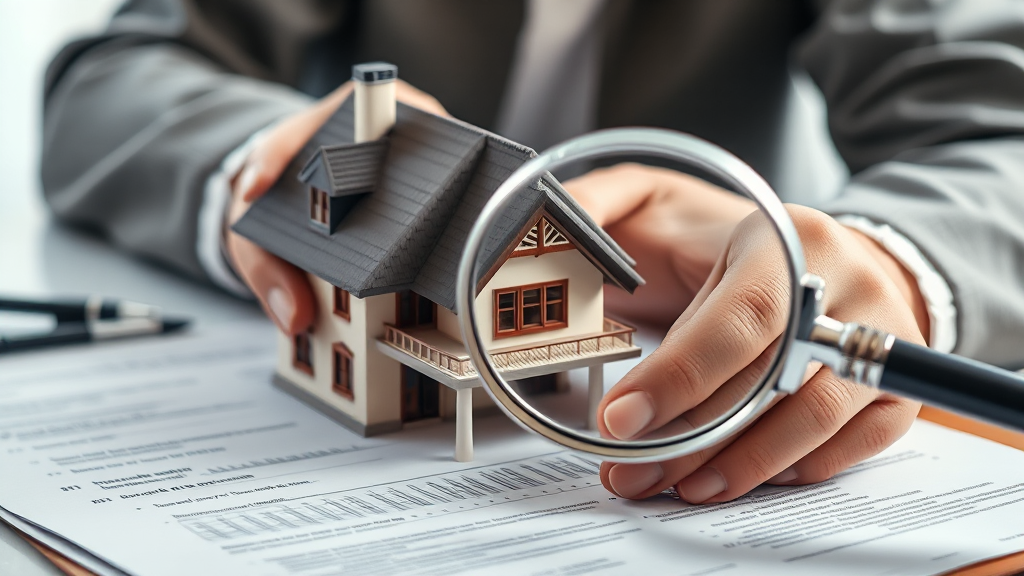 계약 전 필수 확인: 등기부등본 & 시세 (realistic 스타일)