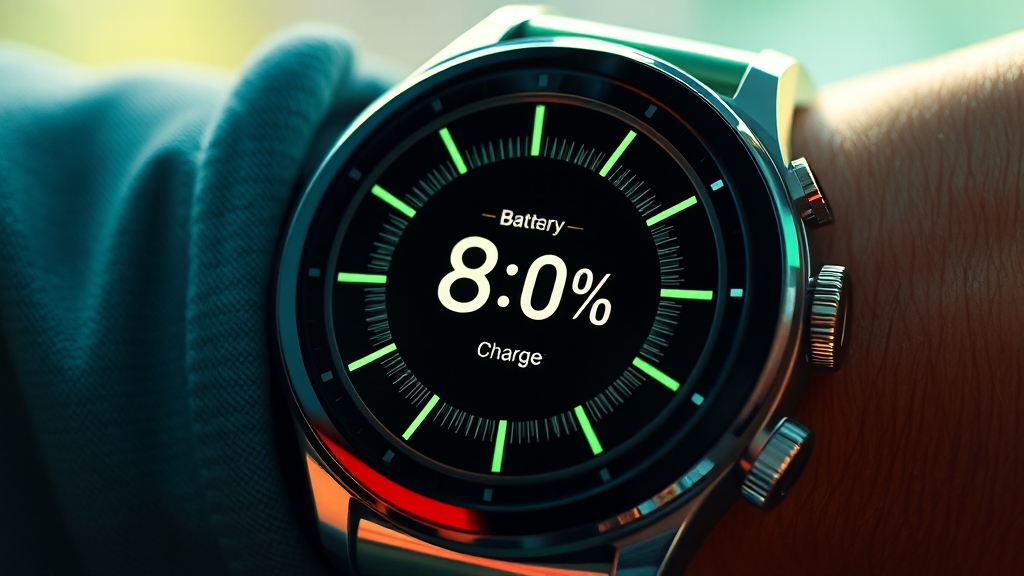 배터리 성능 및 충전 (realistic 스타일)