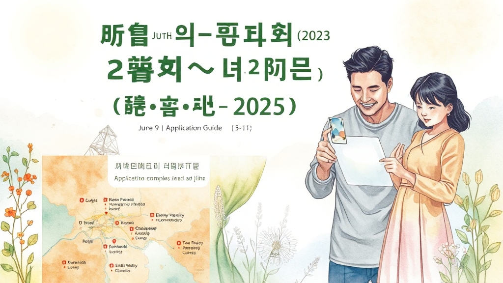 언제, 어떻게 신청하나요? (watercolor 스타일)