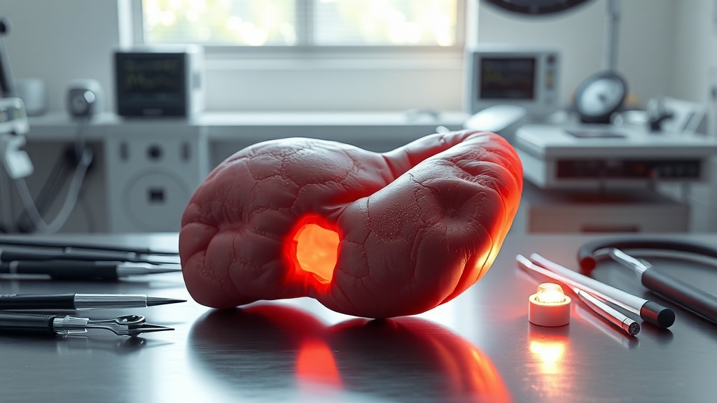 췌장암 치료 옵션 및 고려사항 (realistic 스타일)