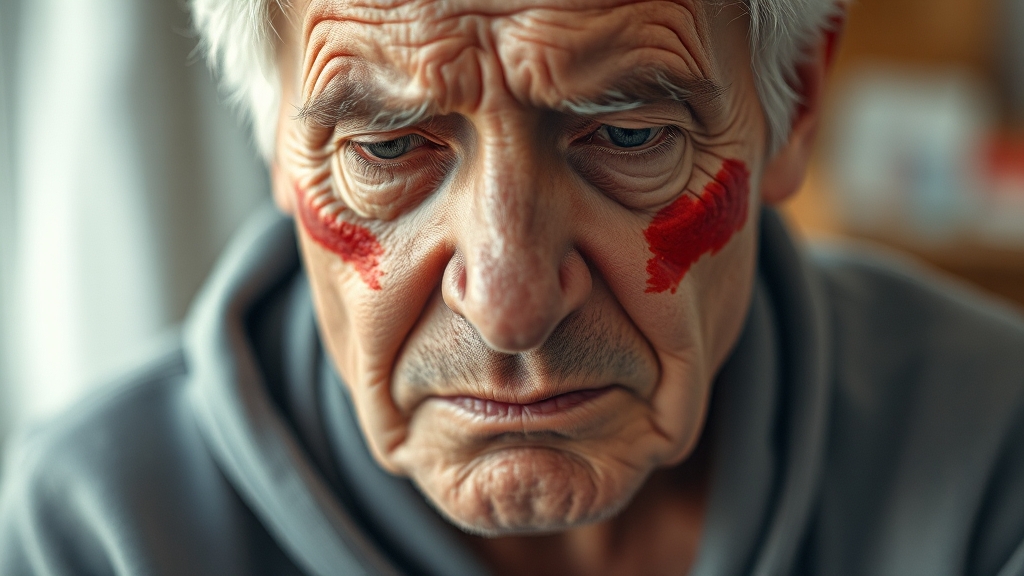 대상포진 원인 및 위험 요인 (realistic 스타일)