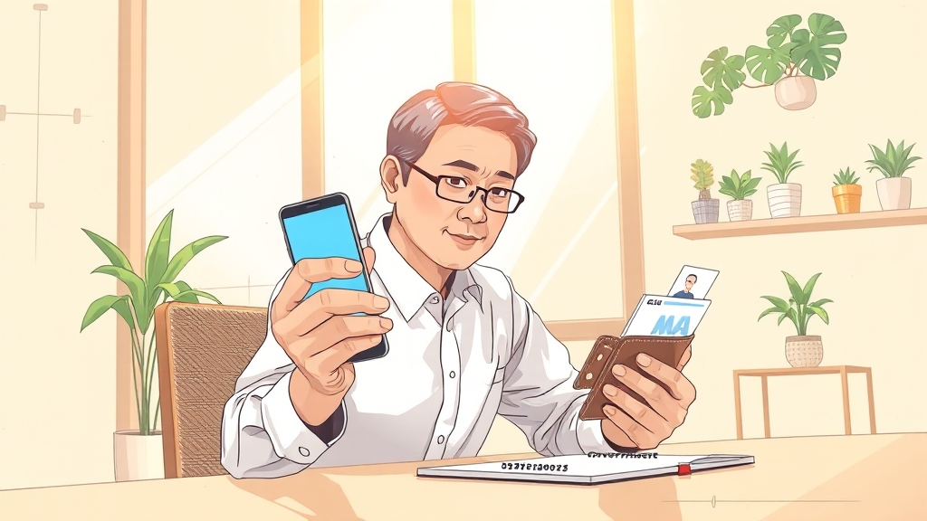 어떻게 신청하나? 신청 방법 및 준비사항 (illustration 스타일)