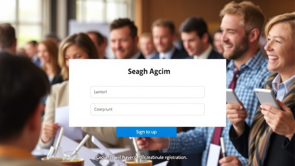 회원가입 및 인증서 등록 방법 (realistic 스타일)