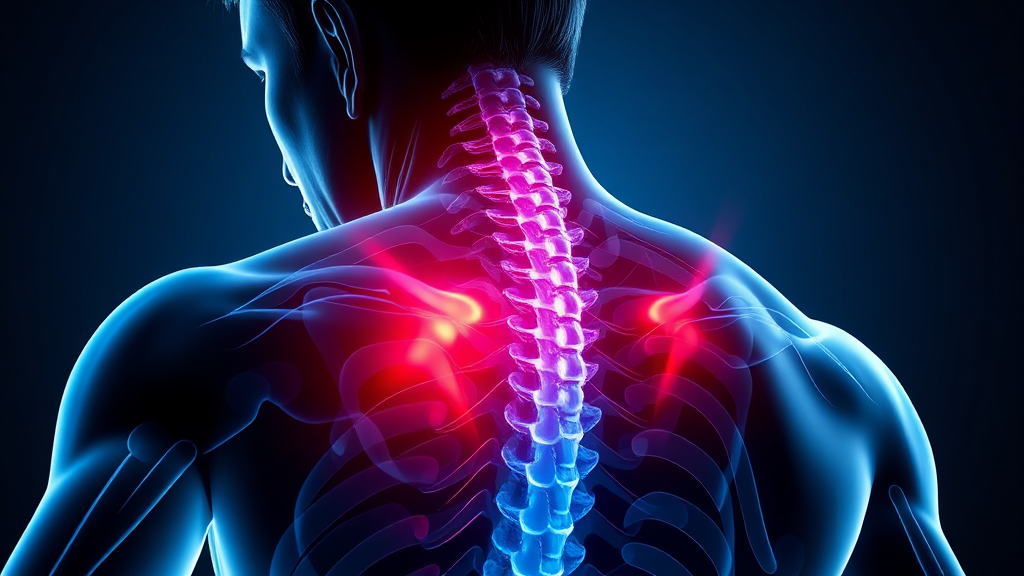 통증과 불편함, 전립선암 의심 시점 (realistic 스타일)