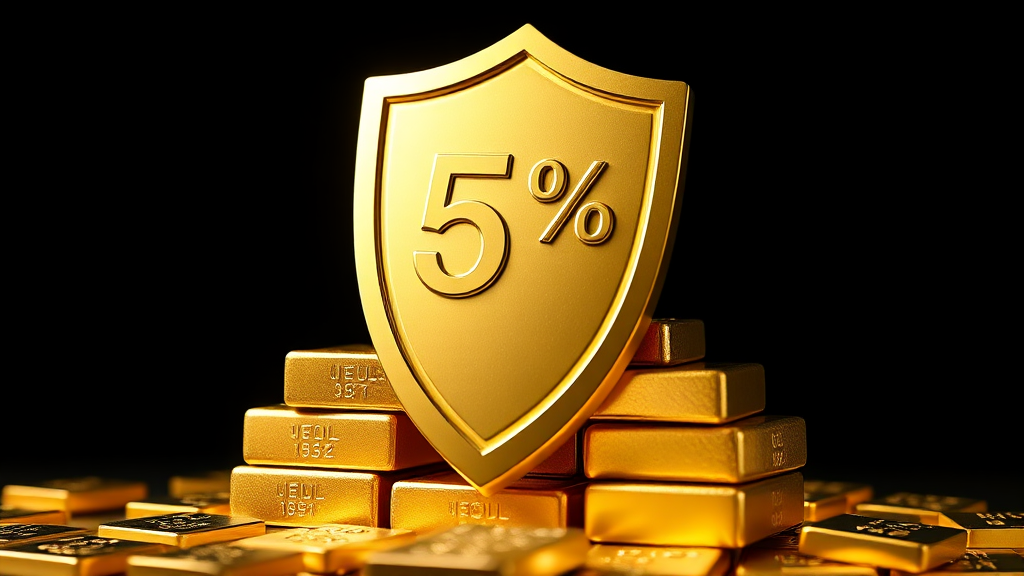 금 투자: 현명한 자산 배분 전략 (realistic 스타일)