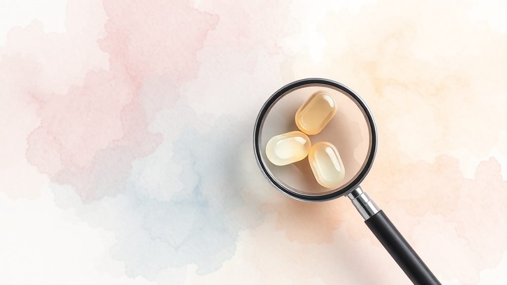 콘드로이친 섭취 시 주의사항 및 부작용 (watercolor 스타일)