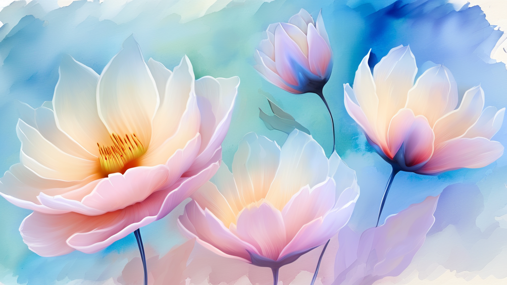 국세 및 지방세 환급금, 조회부터 신청까지 (watercolor 스타일)