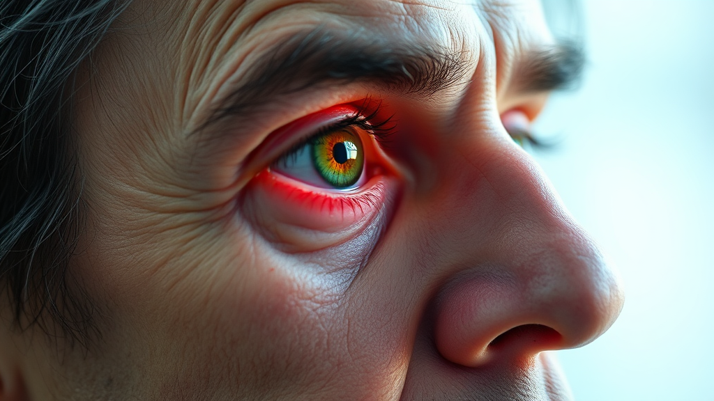 눈 떨림, 병원 진료가 필요한 경우는? (realistic 스타일)