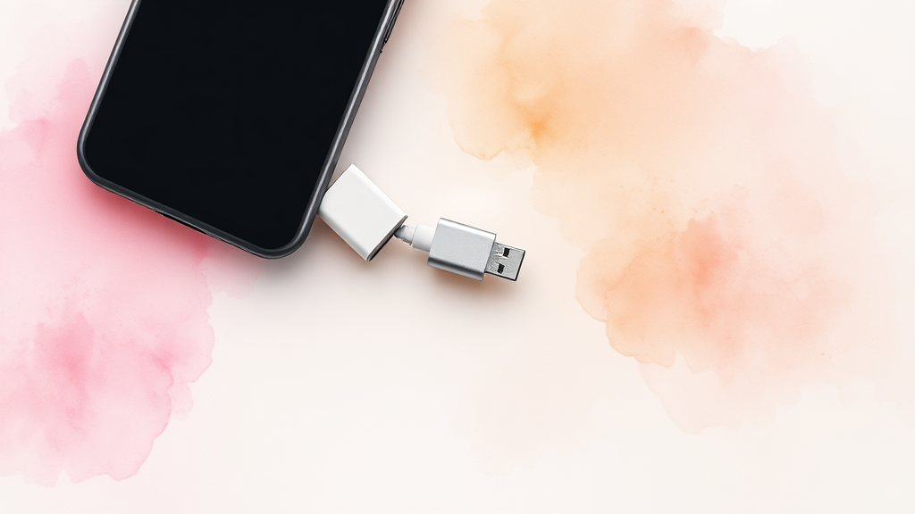 HDMI 2.2: 아이폰 적용 가능성 (watercolor 스타일)